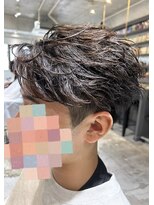 ハングアウト(Hangout)&nbsp;フェザーパーマ/刈り上げ/メンズ