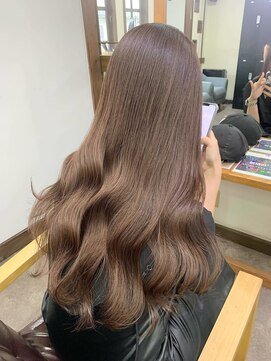ガルボ ヘアー(garbo hair) サラサラ透明感ブラウンカラー