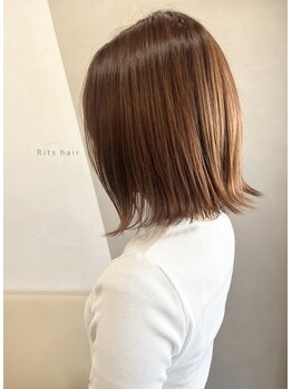 リッツヘアー 下川美容室(Rits hair)の写真/毎日のキレイをサポート♪再現性が高く、自宅でもお手入れ楽々ヘアを叶えます。