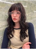 レイヤーパーマ/おしゃれパーマ/ロングパーマ/前髪パーマ/パーマ