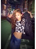 ブリーチなし外国人風ダークアッシュ×ストリートミックス