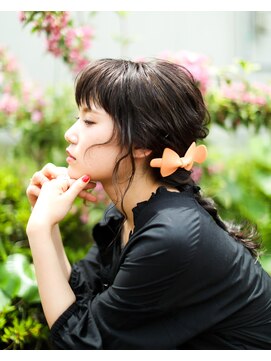 ニコヘアー(niko hair) 簡単編み込みアレンジスタイル▼LINEID@vey3047y