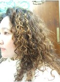 スパイラルパーマ