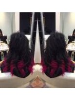 アフ(ahu)&nbsp;毛先カラー