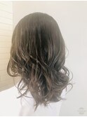 EIGHT溝の口】お客様スタイル_デザインカラー切りっぱなしボブ
