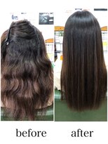 マイン ヘアー クリニック(main hair Clinic) 自然に仕上がる縮毛矯正