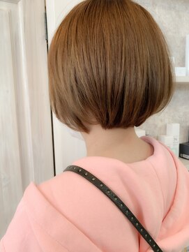 キャアリー(Caary) 福山市髪質改善Caary人気ショートボブ　ショートヘア ハイライト
