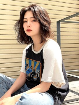 ブラン 栄(Blanc) 【Blanc】鎖骨ミディアム＿大人ガーリー2327