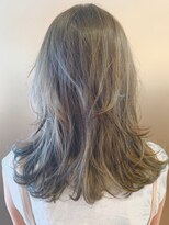 ムク 新宿(muc)&nbsp;ミニウルフ/テラコッタ/デジタルパーマ/くすみブルー[新宿]