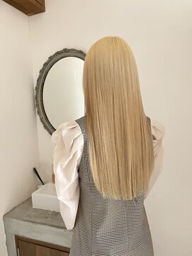 オンヌ(onnu) 抜きっぱなしブロンドロング