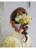 袴ヘアセット×卒業式ヘアセット