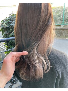 アクト(ACT) ミルクティーベージュ/インナーカラー/ハイトーンカラー