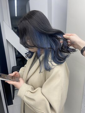 アライブ キチジョウジ(ALIVE Kichijoji) ALIVE Kichijoji /インナーカラー×サファイアブルー