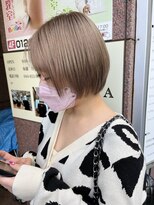 サロンドミルク 溝の口店(salon de MiLK)&nbsp;20代30代40代/ショートボブ/ミルクティーベージュ［溝の口］