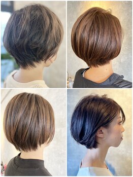 ブリングアウト(BRINGOUT)の写真/似合わせカットが得意なスタイリストにショートヘアもお任せ◎髪が伸びても綺麗なシルエットが長く続く♪