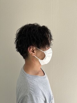 ゴットフロー(GOTTO FLOW) ツイストスパイラルパーマ/センターパート/ツーブロック/