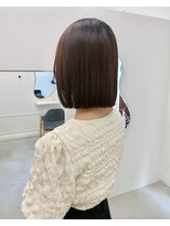 キー(kii) ボブ　切りっぱなしボブ　肩上ボブ　20代　福岡　天神　薬院