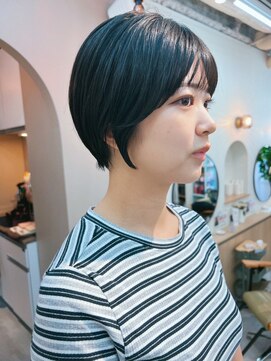 シビバイレボ(CIBI by revo) 地毛風カラー/ナチュラルレイヤーカット/ショートボブ[船橋]