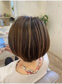 Barrette白髪ぼかしハイライトショート