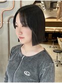 【北澤華】シースルー前髪こなれミディボブ
