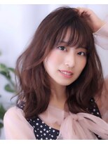 ユウズ(Yuu's)&nbsp;大人ピンクブラウン/ミディアム/大濠公園/大手門/荒戸/港町