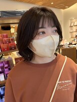 サラビューティーサイト 志免店(SARA Beauty Sight) 【琉希也style】小顔ボブ/チョコレートブラウン/大人カラー
