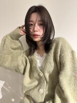 アヴァンスクロス あべのルシアス店(AVANCE.CROSS)&nbsp;顔まわりレイヤー×ブラウンベージュ