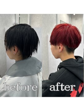 ヘアサロン ドットプラス 町田店(dot. plus) 【齋尾帆乃花】ワインレッド