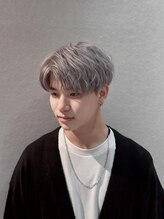 ツイストパーマ×シースルーマッシュでこなれ感抜群！[栄/矢場町/理容室/ウルフ/ニュアンスパーマ/韓国]