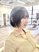 ルアン 上通り(ruen) 熊本ボブ 顔周りレイヤーボブ 熊本美容室 上通り 髪質改善