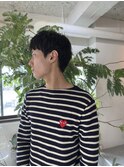 メンズ刈り上げなしショート 大阪美容室