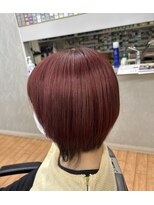 美容室 アズール(A ZOOR)&nbsp;赤系ツートンカラー