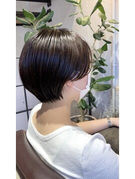 アルジャーノン グリーン(ALGERNON GREEN) 大人可愛い20代30代40代小顔くびれ似合わせ丸みショートボブ