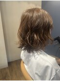 ゆるふわボブレイヤーパーマ