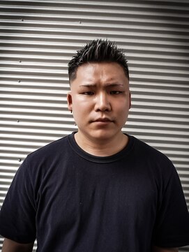 メンズグルーミングナンバーナイン(MEN'S GROOMING NUMBER NINE) 【早田隼哉】メンズサロン/メンズパーマ/ホワイトメッシュ