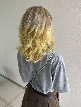 ゴットフロー(GOTTO FLOW) グラデーション/個性派イエローカラー/ハイトーン