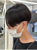 地毛風縮毛矯正/ナチュラル/センターパート