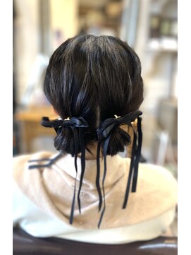 ヘアーサロン ポラリス(POLARIS) ツインテールシニヨン