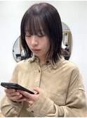 透明感カラー×大人キレイめボブ