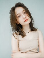 ギークス(GEEKS) 【GEEKS渋谷】顔周りレイヤー/グレージュ/20代30代/ブリーチなし