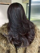 シオン(shion)&nbsp;ダークアッシュ似合わせカットロング顔周りレイヤー_ba577961