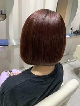 ソレイユ(soleil.) ワインレッド×ボブ