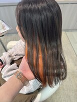ニューヨークニューヨーク 大久保店(NYNY)&nbsp;インナーカラー×オレンジ