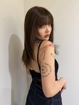 フェブミエル(fev miel)&nbsp;【fev_rara】シャギーレイヤー×ヌードベージュ