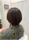 頭の形が綺麗に見えるすっきりショートボブ