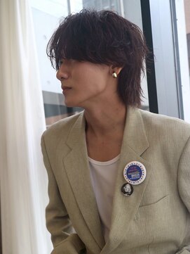 アコロン(acoron.) センターパート/メンズパーマ/曲がる縮毛矯正/池袋メンズカット