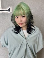 ソアロ(SOARO)&nbsp;ライムグリーン×ブラック ルーツデザインカラー☆彡