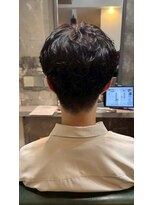 アルフレッド 瑞穂店(alfRed)&nbsp;シャドウパーマ×マッシュ/黒髪/メンズ/男性