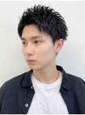 大人の清潔感アップバングショート×ナチュラル短髪ヘア