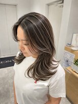 アヴァンス 京橋店(AVANCE)&nbsp;京橋/ハイライト/白髪ぼかし/ナチュラルショート/ミルクブラウン